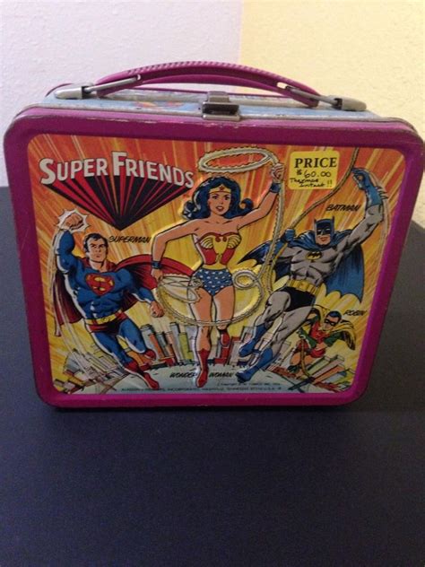 super friends metal lunch box|Super Friends Lunch Box .